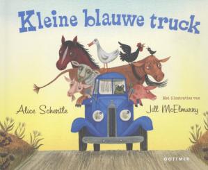 blauwe truck